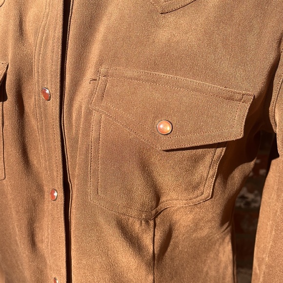 VTG 5 Star by Roper Pearl Snap Shirt size Small - Picture 3 of 7